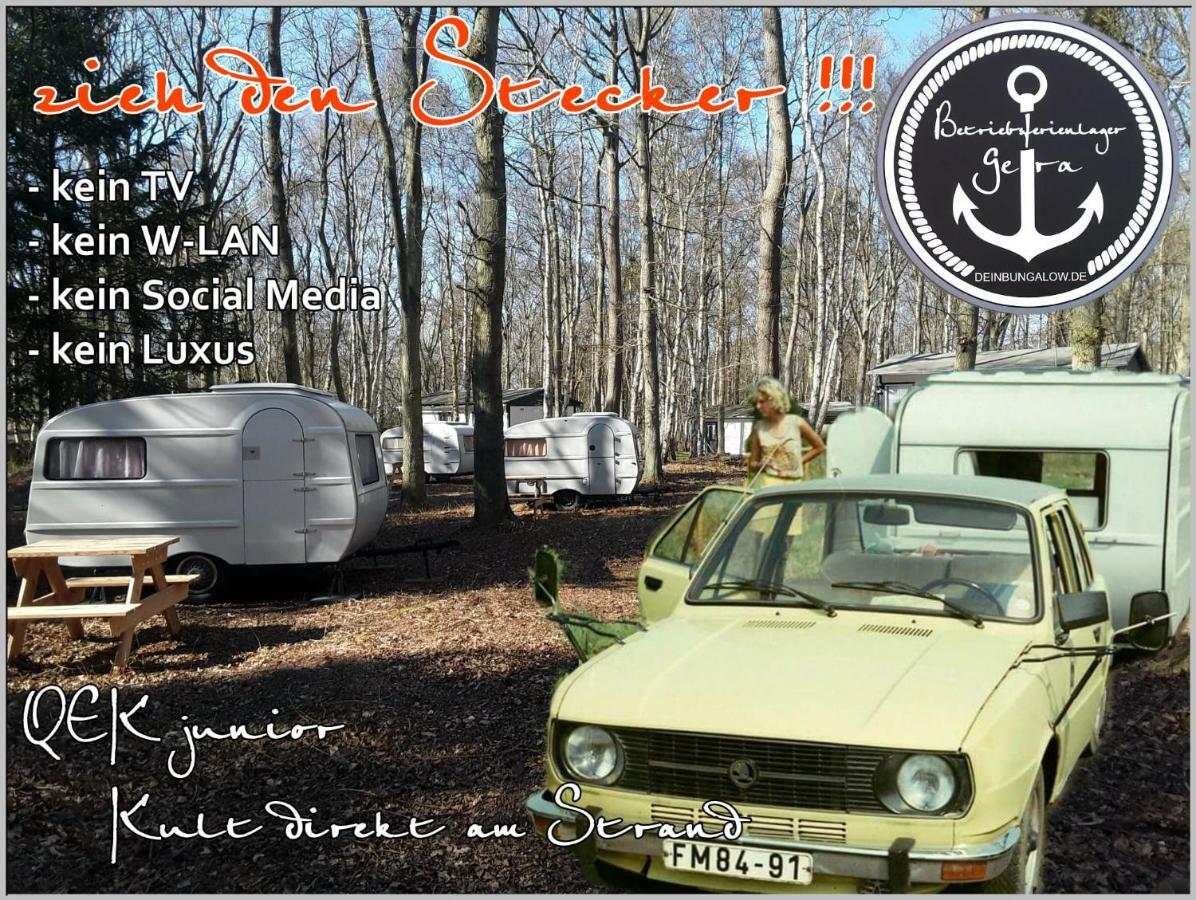 Ddr Wohnwagen Qek Direkt Am Strand Дранске Екстер'єр фото